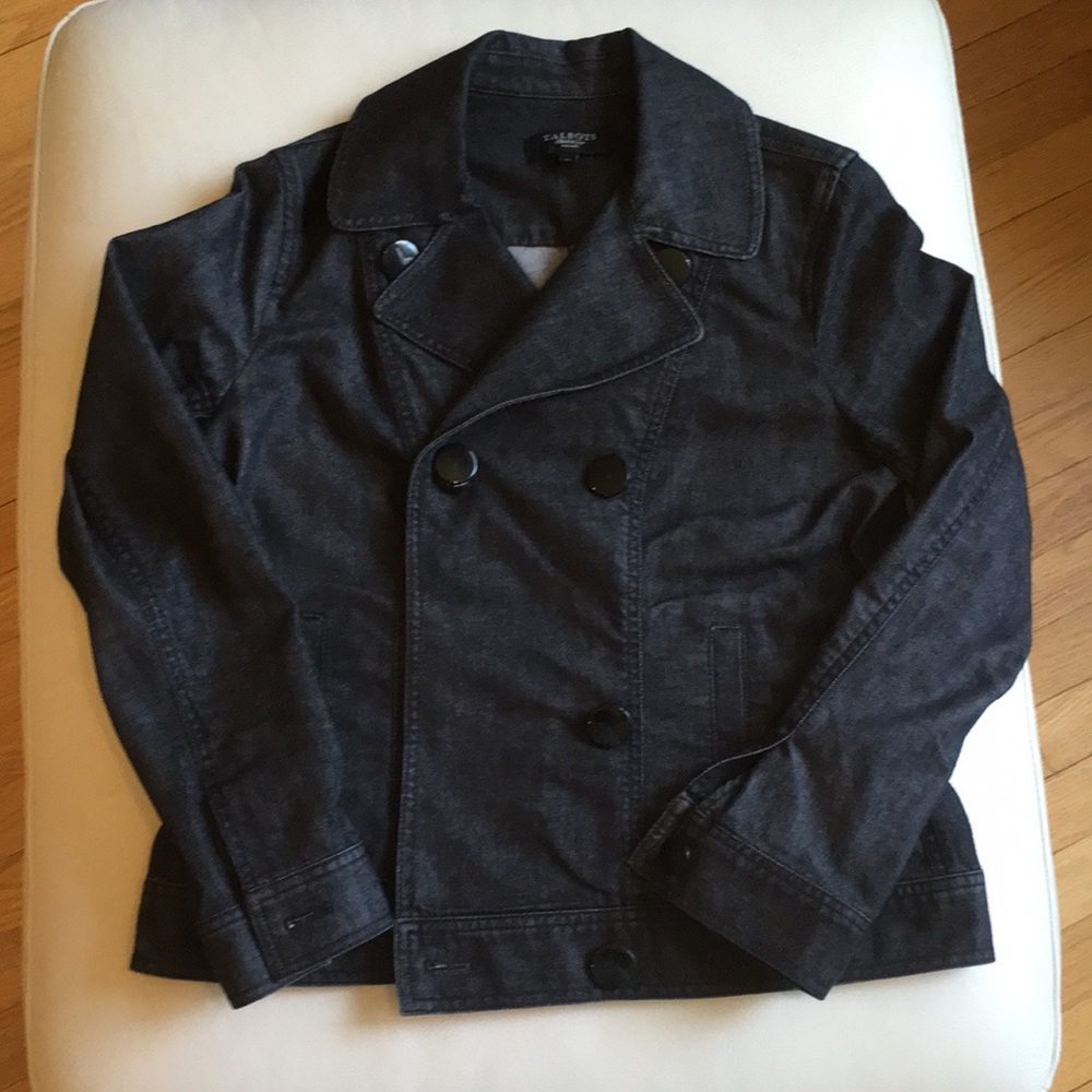 Talbots Double Breasted Jean Jacket - image 3